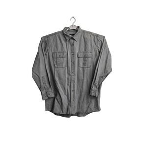 RedHead Gray Long Sleeve Button Down Outdoor Shirt XL
